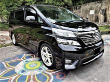 2012 Toyota Vellfire 2.4 Z Platinum 18-Speakers Surround + Sunroof