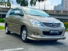Toyota Innova 2.0 G (Metallic) MPV LIMITED COLOUR BELI DAN PAKAI SAHAJA IN GOOD CONDITION