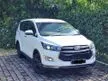 Used 2018 Toyota Innova 2.0 X MPV Service on Toyota, Mileage 40k KM only