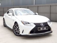 2016 Lexus RC200t 2.0 F-Sport Coupe Carbon Fibre Body-Kit One Owner Registered 2017