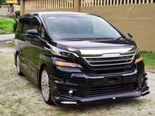 2016 TOYOTA VELLFIRE 2.5 ZG EDITION UNREG - TRD PACKAGE - TRD BODYKIT - ANDROID PLAYER - JAPAN ROOF MONITOR - ALCANTARA LEATHER SEAT COVER