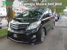 2010 / 2012 Toyota Alphard 2.4 *High Spec, Nice Number, Low Mileage*