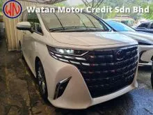 2023 Toyota Alphard 2.5 Z SUNROOF 360 CAM PRE CRASH SYSTEM LANE KEEP ASSIST BLIND SPOT MONITOR DIGITAL INNER MIROR INC SST UNREG 8 YEARS WARRANTY