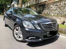 09/11 Mercedes Benz E250 CGI BlueEFCY 1.8 (A) W212 1 OWNER