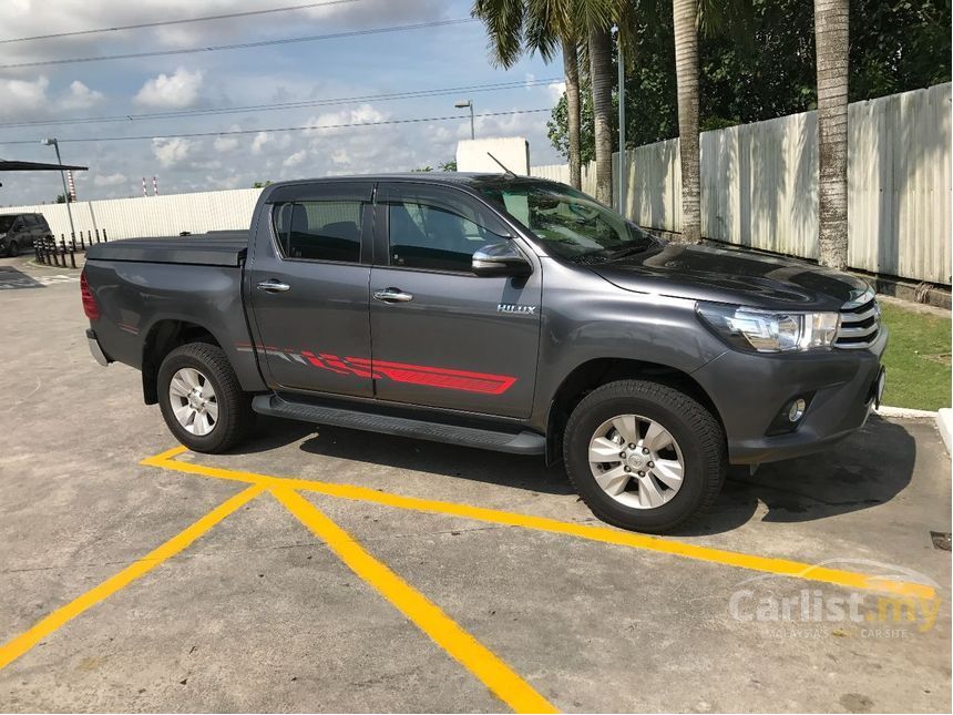 Toyota Hilux 2017 G 2 4 In Johor Automatic Pickup Truck Grey For Rm 102 000 4043217 Carlist My