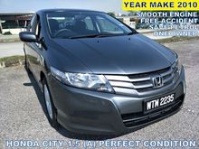 2010 Honda City 1.5 i-VTEC (A) PERFECT CONDITION SAVE PETROL