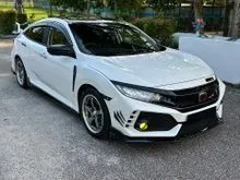 2019 Honda Civic 1.5 TC-PREMIUM , TYPE-R FK8 BODYKIT , 79k KM Mileage , UNDER HONDA FULL SERVICE RECORD , LED-Headlamp , Paddle Shift +/-
