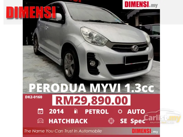 Used Perodua Myvi Kuala Lumpur Grey Carlist My