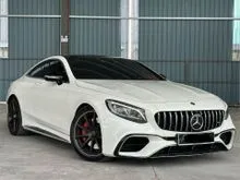 2014/16 Mercedes-Benz AMG S63 5.5 V8 (A) BURMESTER SOUND SYSTEM, HUD, AMBIENT LIGHT, MASSAGE SEATS, AMG PACKAGE, 20inch AMG WHEELS, ACC