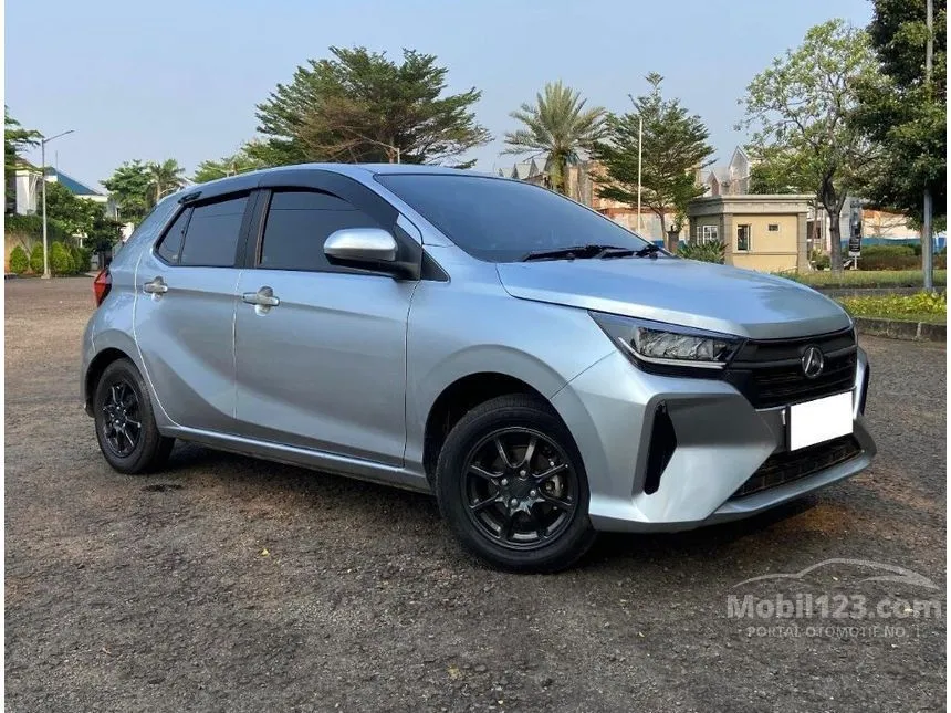 Jual Mobil Daihatsu Ayla 2023 R 1.2 di Banten Manual Hatchback Abu