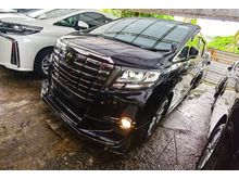 TOYOTA ALPHARD 2.5 TYPE BLACK DUAL SUNROOF MODELLISTA BODYKIT 4 CAMERA 2017 JAPAN UNREG FREE 3 YRS GMR WARRANTY
