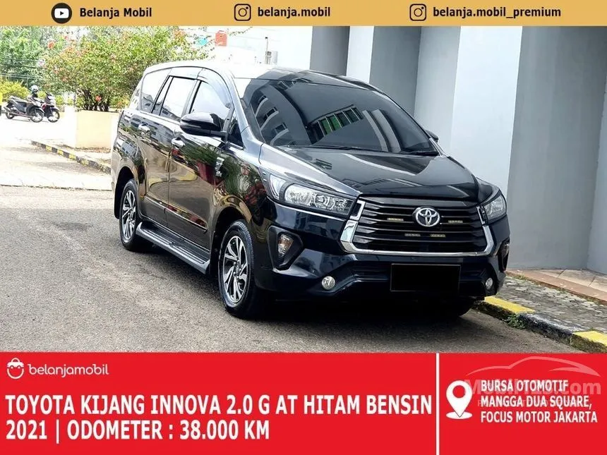 Jual Mobil Toyota Kijang Innova 2021 G 2.0 di DKI Jakarta Automatic MPV Hitam Rp 298.000.000