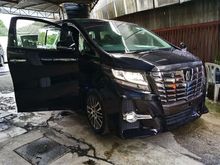 TOYOTA ALPHARD 2.5 SC 4 CAMERA ANDROID PLAYER PILOT SEAT LIKE NEW CAR 2016 JAPAN UNREG FREE 3 YRS GMR WARRANTY