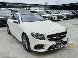 2017 (UNREG) Mercedes-Benz E200 2.0 AMG Coupe JAPAN HIGHEST SPEC**PANORAMIC ROOF**HEAD UP DISPLAY**BURMESTER SOUND**PCS**LKA**NEW ARRIVAL OFFER