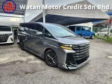 2025 Toyota Vellfire Z Premier Turbo Original Modellista Fully Loaded + JBL + Side Step (Grade 5A 4,000km) Dual Sun Roof 360 Camera Auto Parking Grey