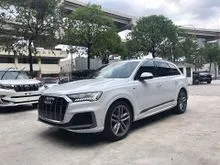 2020 Audi Q7 3.0 S-Line 55 Quattro TFSI Full Spec Free Insurance Roadtax Offer Year End