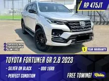 2023 Toyota Fortuner 2.8 GR Sport 4X2 SUV Silver on Black Abu-abu Grey GRS