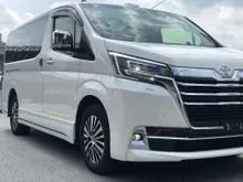 2020 4 PILOT SEAT 360CAM BSM DIM PCRASH BEIGE INT APPLE CAR PLAY VVIP Toyota Granace PREMIUM 2.8 DIESEL TURBO UNREG ALPHARD VELLFIRE ELGRAND