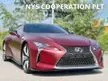 Recon 2019 Lexus LC500 5.0 V8 S Package Coupe Unregistered Memory Seat Air Cond Seat Bi LED Head Light Auto High Beam Lane Departure Assist Pre Crash