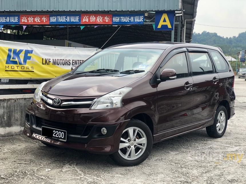 2012 Toyota Avanza 1 5 G Mpv Good Condition Full Body Kit Nice Plate Number