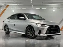 2023 Toyota Vios 1.5 G Sedan FULL SERVICE RECORD / MAXIMIUM LOAN AVAILABLE/ PADDLE SWIFT