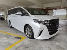 2024 Toyota Alphard 2.5 Z SIDE STEP HUD 3K MILEAGE SPECIAL OFFER UNIT UNREG