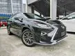 Recon 40K MILEAGE 2018 Lexus RX300 2.0 F Sport PANROOF 4CAM RED LEATHER BEST DEAL PROMO UNREG RX 300 - Cars for sale