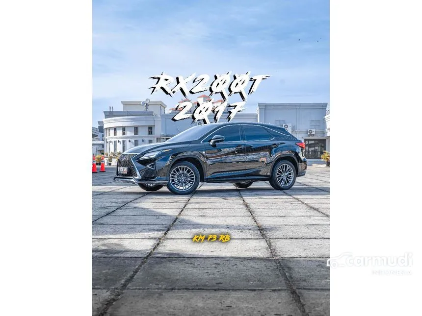 Jual Mobil Lexus RX 200t 2017 F Sport 2.0 di DKI Jakarta Automatic SUV Hitam Rp 557.000.000