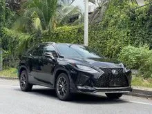 [23K KM] 2022 Lexus RX300 2.0 F Sport PANORAMIC ROOF LOW MILEAGE FULL SPEC