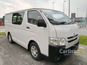 2017 Toyota Hiace 2.5 Panel Van Van
