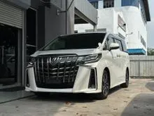 JAPAN UNREG 2021 Toyota Alphard 2.5 SC - ALPINE TOUCH SCREEN & ALPINE REAR MONITOR *6 YEAR UNLIMITED MILEAGE WARRANTY (OPEN SERVICE)
