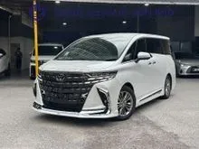2025 Toyota Alphard 2.5 Z JBL // FULL LOADED // GRADE 6A // MODELISTA KIT + L LIGHT// REAR MONITOR // new car mileage 5k KM DONE
