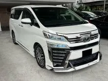 2016 Toyota Vellfire 2.5 ZG Edition / Full Facelife Bodykit / 360 CAMERA / Android Player / Roof Speakers / Wireless Charge