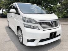 2011/2015 Toyota Vellfire 2.4 (A) REAL 2011 LEATHER SEAT 1 OWNER