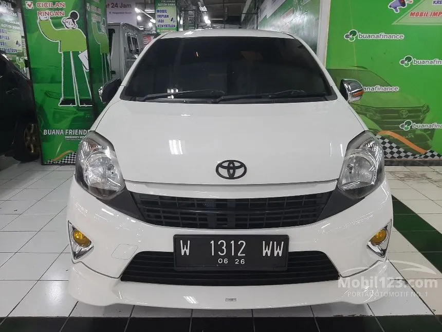 Jual Mobil Toyota Agya 2016 TRD Sportivo 1.0 di Jawa Timur Manual Hatchback Putih Rp 100.000.000