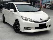 2015 Toyota Wish 1.8 S MPV (A) FACELIFT MODEL LEATHER SEAT REVERSE CAMERA DVD PLAYER