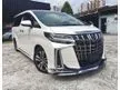 Recon YEAR END SALES PROMOTION 2022 Toyota Alphard 2.5 SC Package MPV PILOT SEAT SUNROOF MOONROOF MODELISTA BODYKIT GRADE 4.5 MILEAGE 19,765KM ONLY UNREG