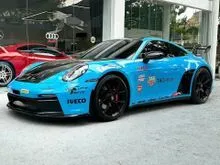 2019/2024 Porsche 911 Carrera 4S 3.0 Convertible GT3 Conversion  Sport Chrono  PDCC  Bose Sound System Original Grey Wrap In Miami Blue