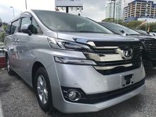 2015 TOYOTA VELLFIRE 2.5 X (PRE-CRASH, 2 POWERDOORS) PROMOTION CHINESE NEW YEAR