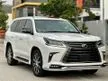 Recon 2019 Lexus LEXUS LX570 Black Sequence 5.7, READY STOCK + UNREGISTERED + MARK LEVINSON + 5 SEATERS + REAR ENTERTAINMENT + SUNROOF + APEXI EXHAUST......