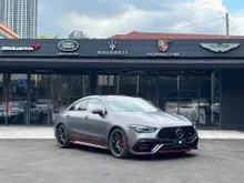 2023 Mercedes-Benz AMG CLA45 2.0 S 4MATIC+ Street Style Edition,Akrapovic Exhaust,Matte Grey,Sunroof,Bucket Seat,HUD,NFL,New Facelift,CLA45S, CLA45S