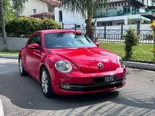 2013 Volkswagen Beetle 1.2 TSI Coupe-BUCKET L/SEAT-DRL H/LAMPS-1 OWNER-T/TOP COND-CASH/LOAM