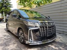2018 Toyota Alphard 2.5 SC Package MPV Modellista Kit Power Boot Reverse Camera Pre-Crash 2 Power Door Xenon Light LED Daytime Running Light Push Start Button Keyless-Go