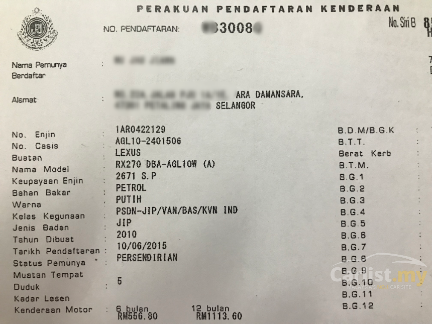 Lexus Rx270 2010 2 7 In Selangor Automatic Suv White For Rm 113 800 2010 Lexus Rx270 Suv