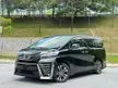 Recon 2020 Toyota Vellfire 2.5 ZG Edition MPV (A) SUNROOF MOONROOF POWER BOOT Z G - Cars for sale