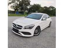 2017 Mercedes-Benz CLA200 1.6 AMG Line Coupe (A) PUSH START / PADDLE SHIFT