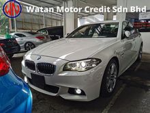 2014 BMW 520i M SPORT UNREGISTER,TRUE YEAR MADE CAN PROVE,JPN,FULLSPEC,ORI M-SPORT BODYLIT N SPORT RIM N PADDLE SHIFT,REVERSE CAM,MEMORY SEAT N ETC