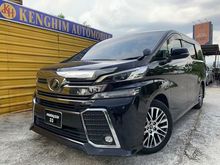 2017 Toyota VELLFIRE 2.5 ZG (A) NICE CAR PLATE