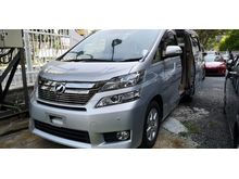 2014 Toyota Vellfire 2.4 X / 1 PWR DOOR / ALPHINE TV / 4 YEARS WARRANTY UNLIMITED KM