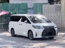 2016 Toyota Alphard SC 2.5 CONVERT LEXUS LM350 (A) JBL SOUND, LM BODYKIT, LM RIMS, LM STEERING, SUNROOF, 360 CAM, CRUISE CONTROL, FLIP DOWN TV